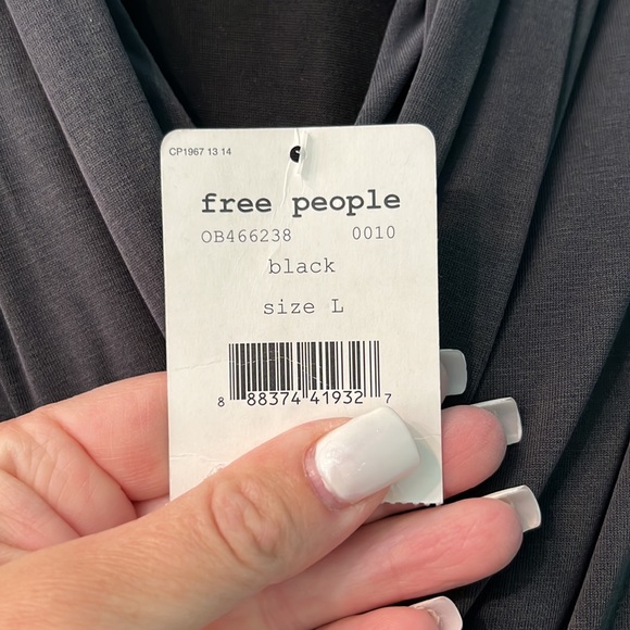 Free People Cupro Black Dress - Picture 5 of 5